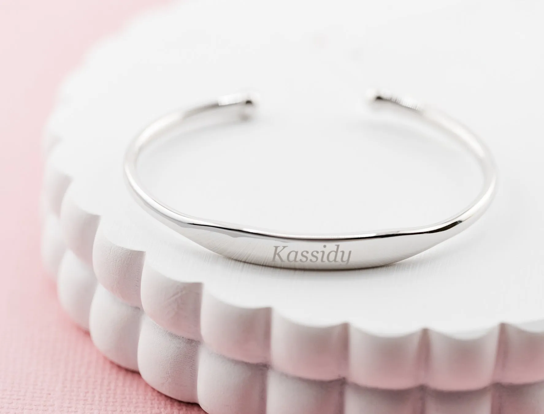 Cuff (Silver) - Sterling Silver Cuff Bracelet for Kids