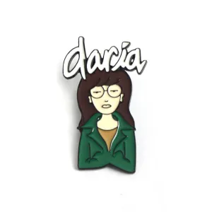 Daria Metal Badge - Sick Sad World Enamel Pin 2PCS
