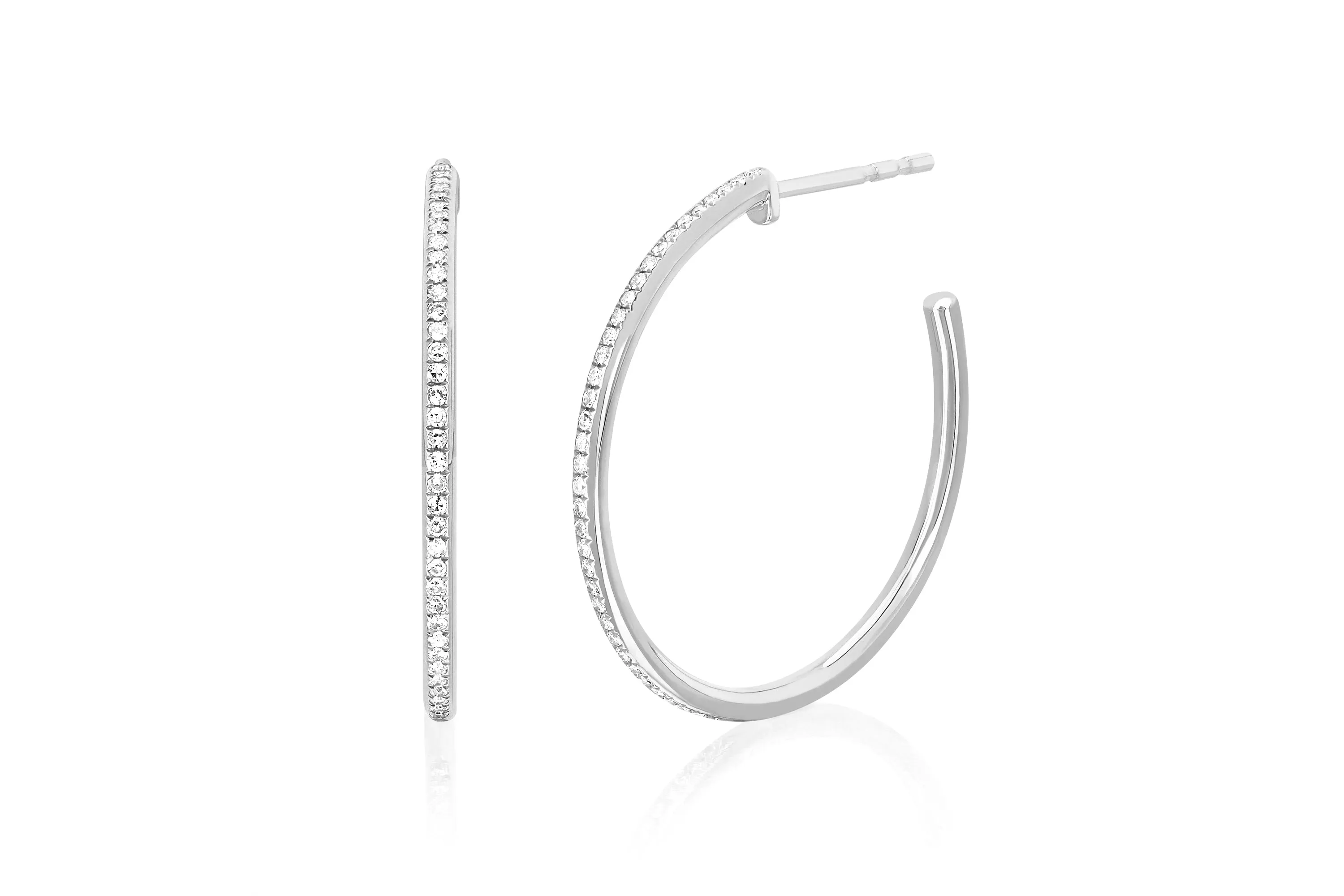 Diamond Essential Hoop Earrings