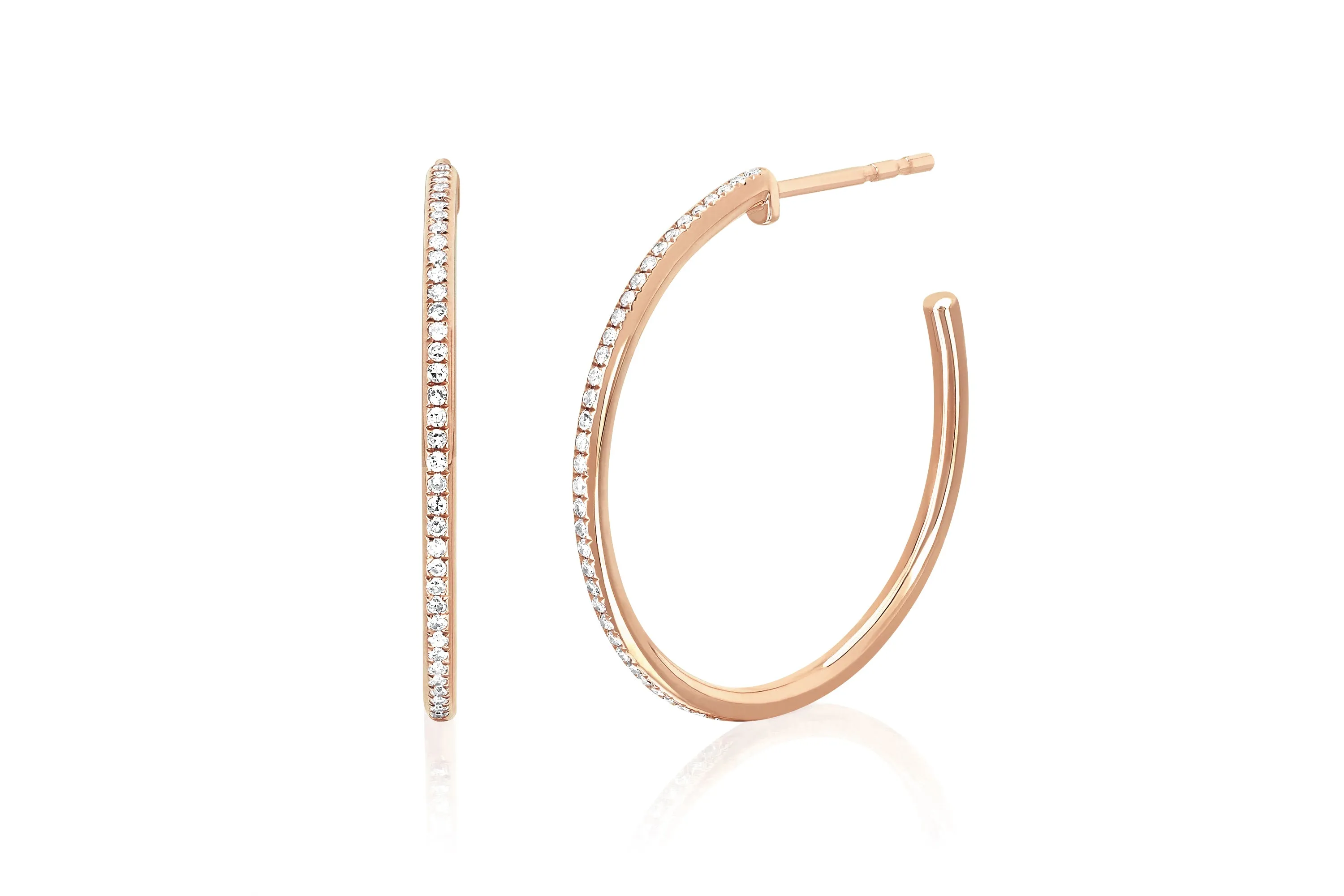 Diamond Essential Hoop Earrings