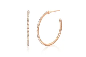Diamond Essential Hoop Earrings
