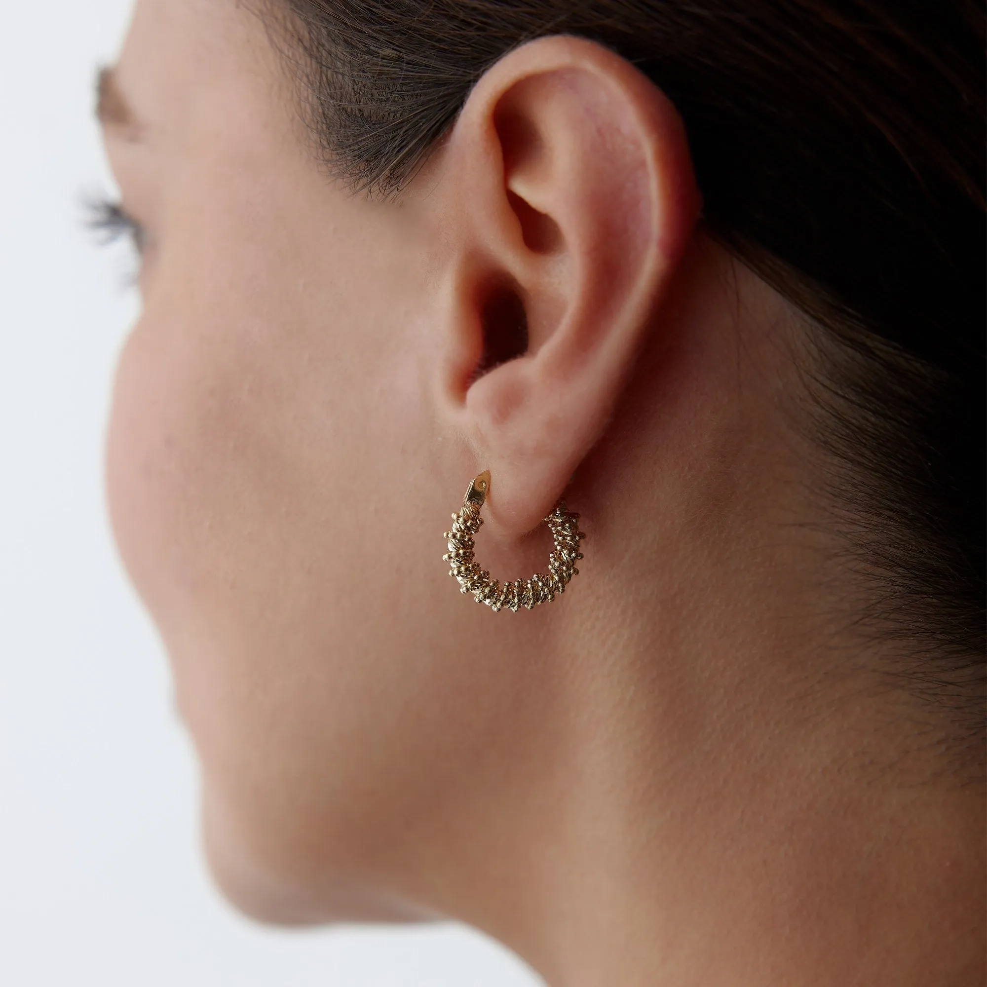 Dorica Spiral Hoop Earrings