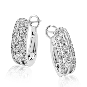 Earring in 18k Gold with Diamonds