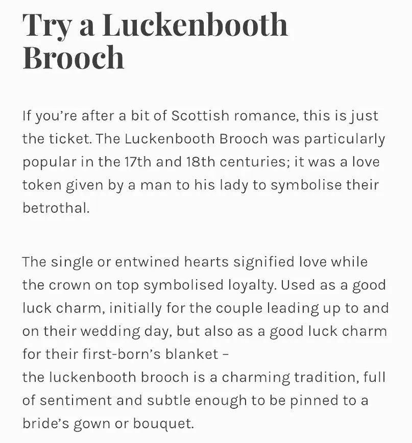 Earthly Joys Luckenbooth Brooch