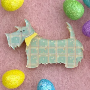 Easter Scotty - Brooch - Set of 2