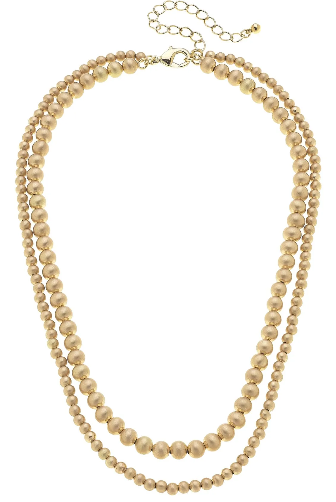 Ember 2-Row Ball Bead Necklace