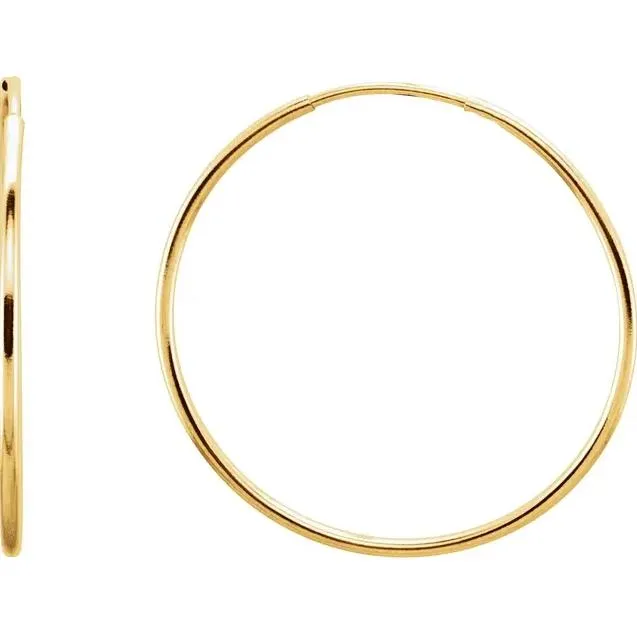 Endless Hoop Earrings