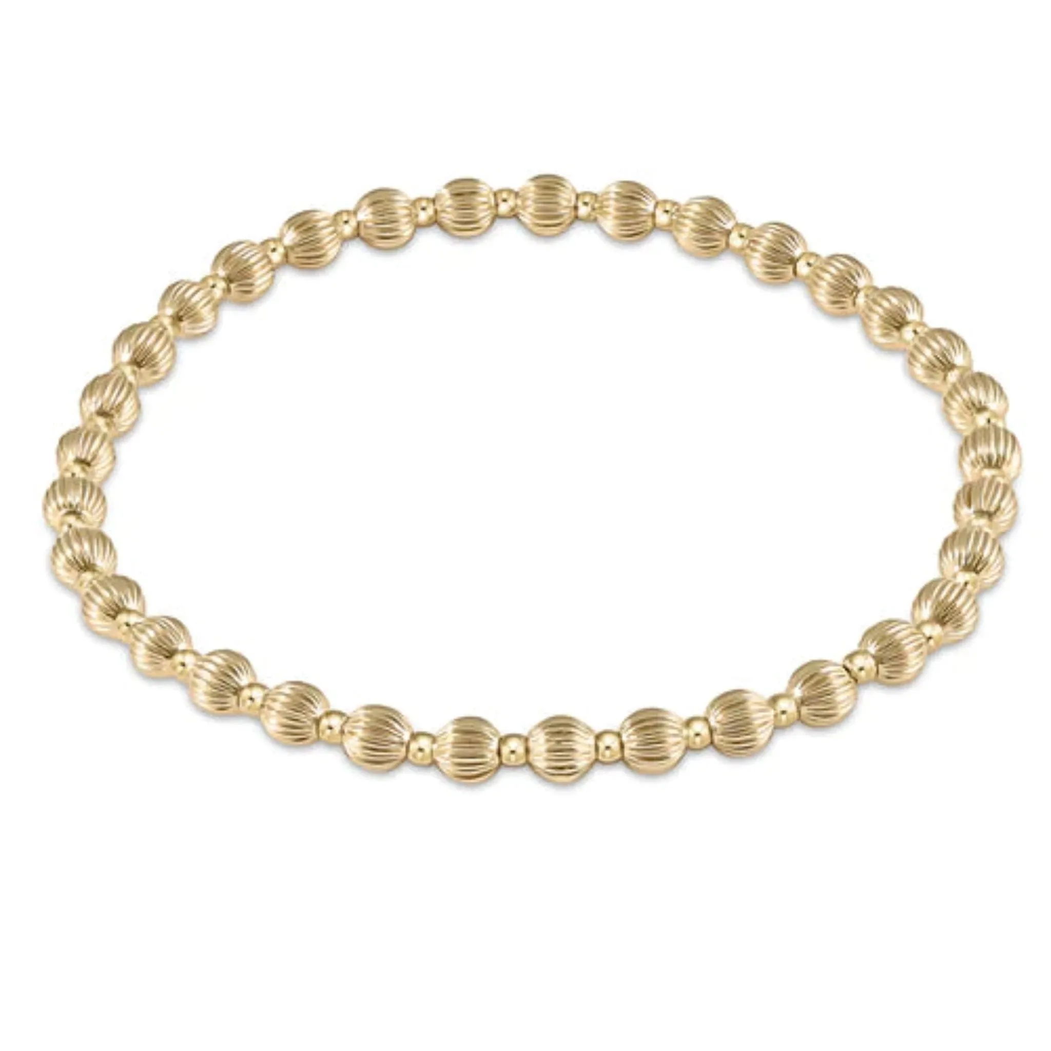 Enewton Dignity Grateful 4mm Gold Bead Bracelet