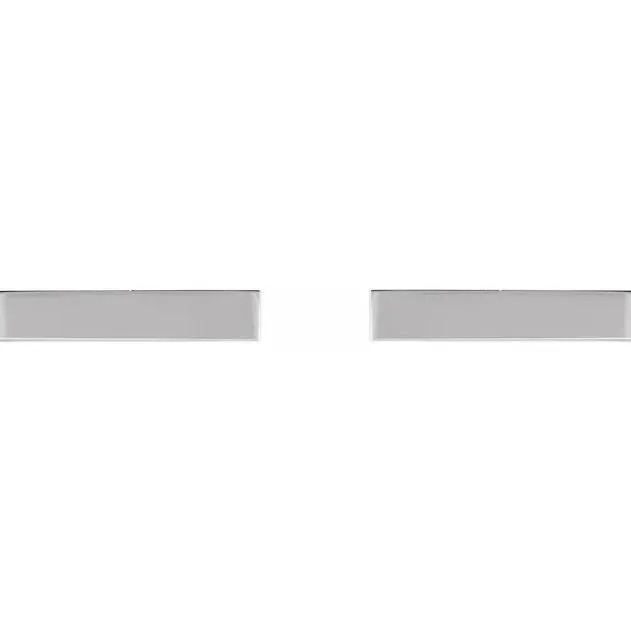 Engravable Bar Stud Earrings