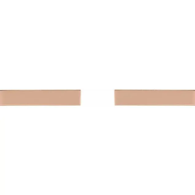 Engravable Bar Stud Earrings