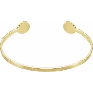 Engravable Cuff Bracelet BRC765