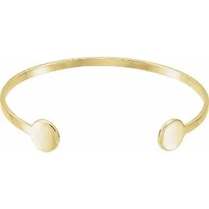 Engravable Cuff Bracelet BRC765