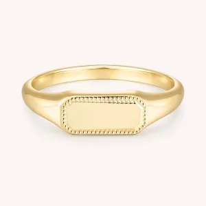 Engravable Signet Ring