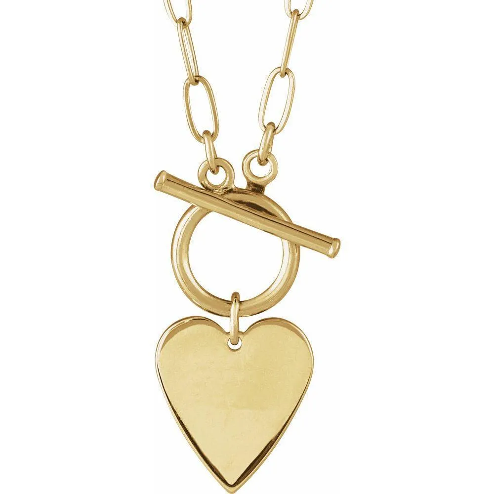 Engravable Toggle Necklace