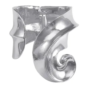 Exaggerated Metal Irregular Spiral Vortex Geometric Adjustable Bracelet