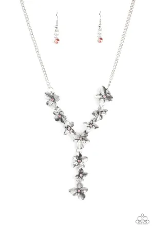 Fairytale Meadow Pink Paparazzi Necklace
