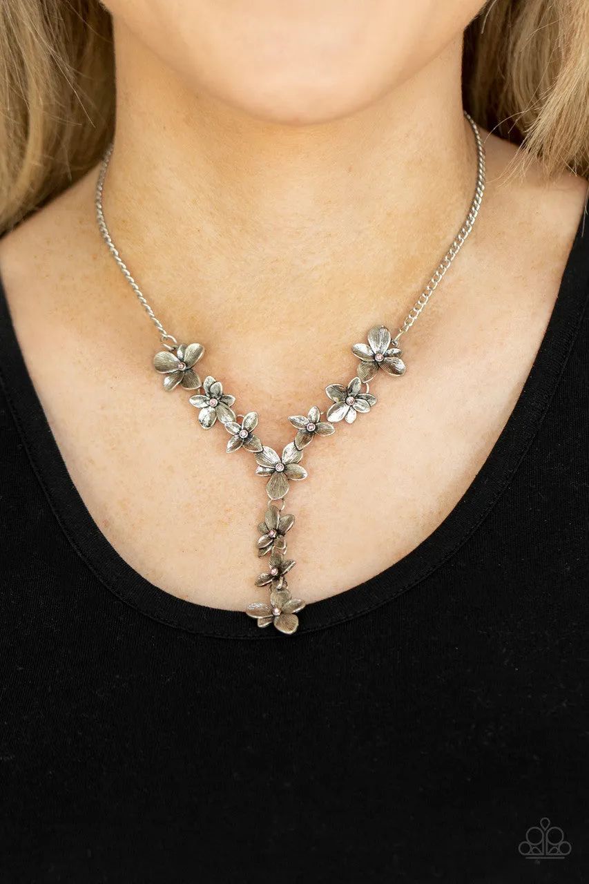 Fairytale Meadow Pink Paparazzi Necklace