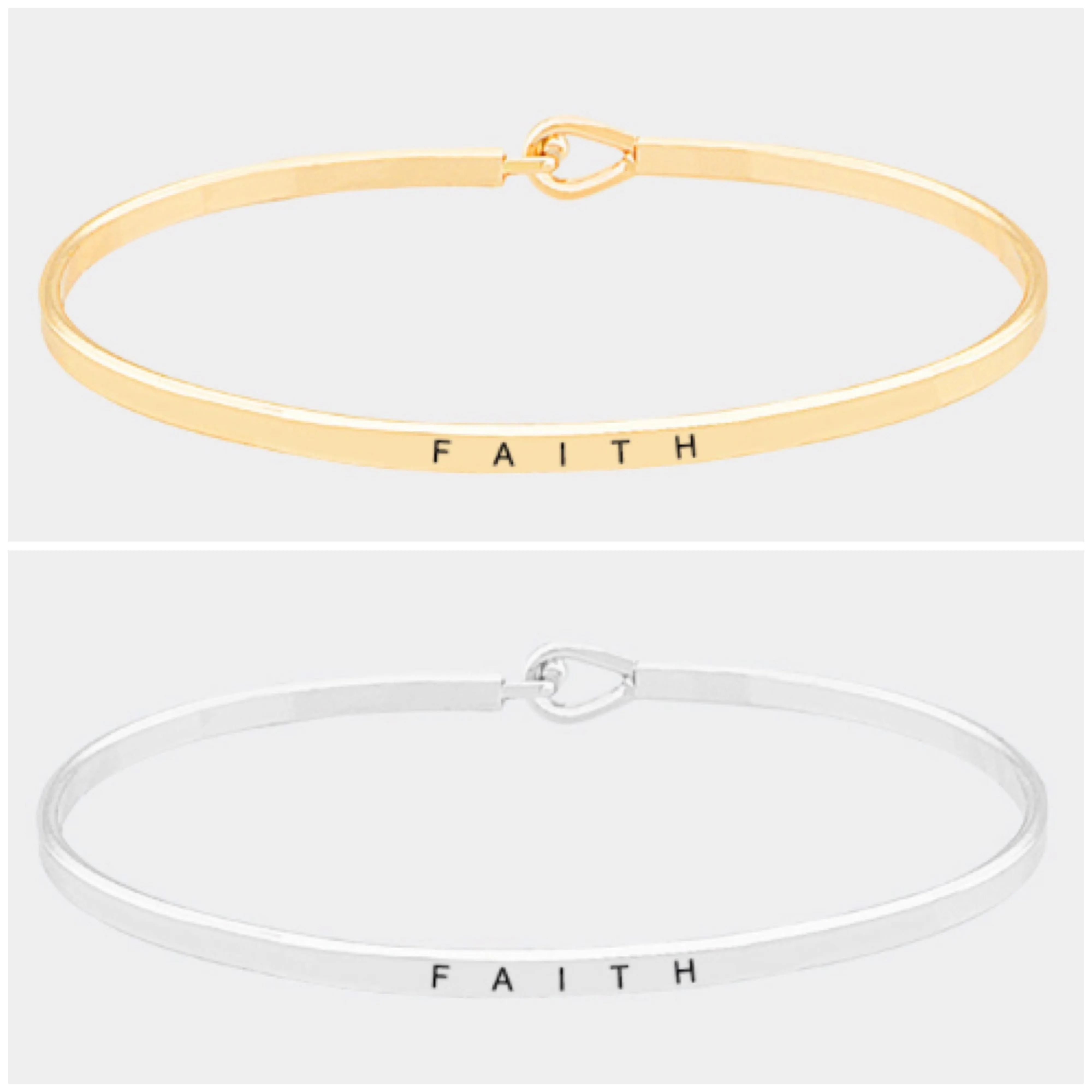 Faith Bangle Bracelet