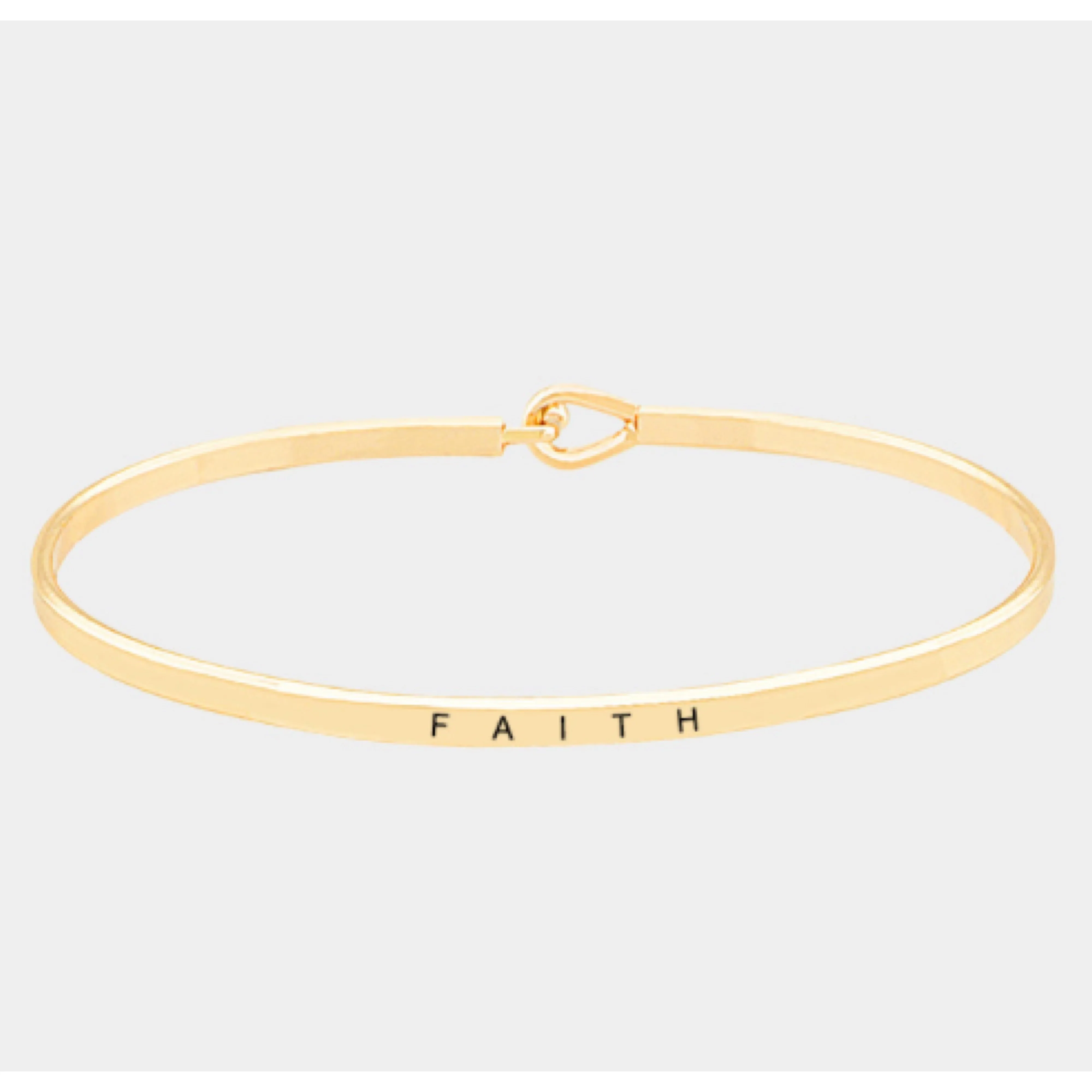 Faith Bangle Bracelet