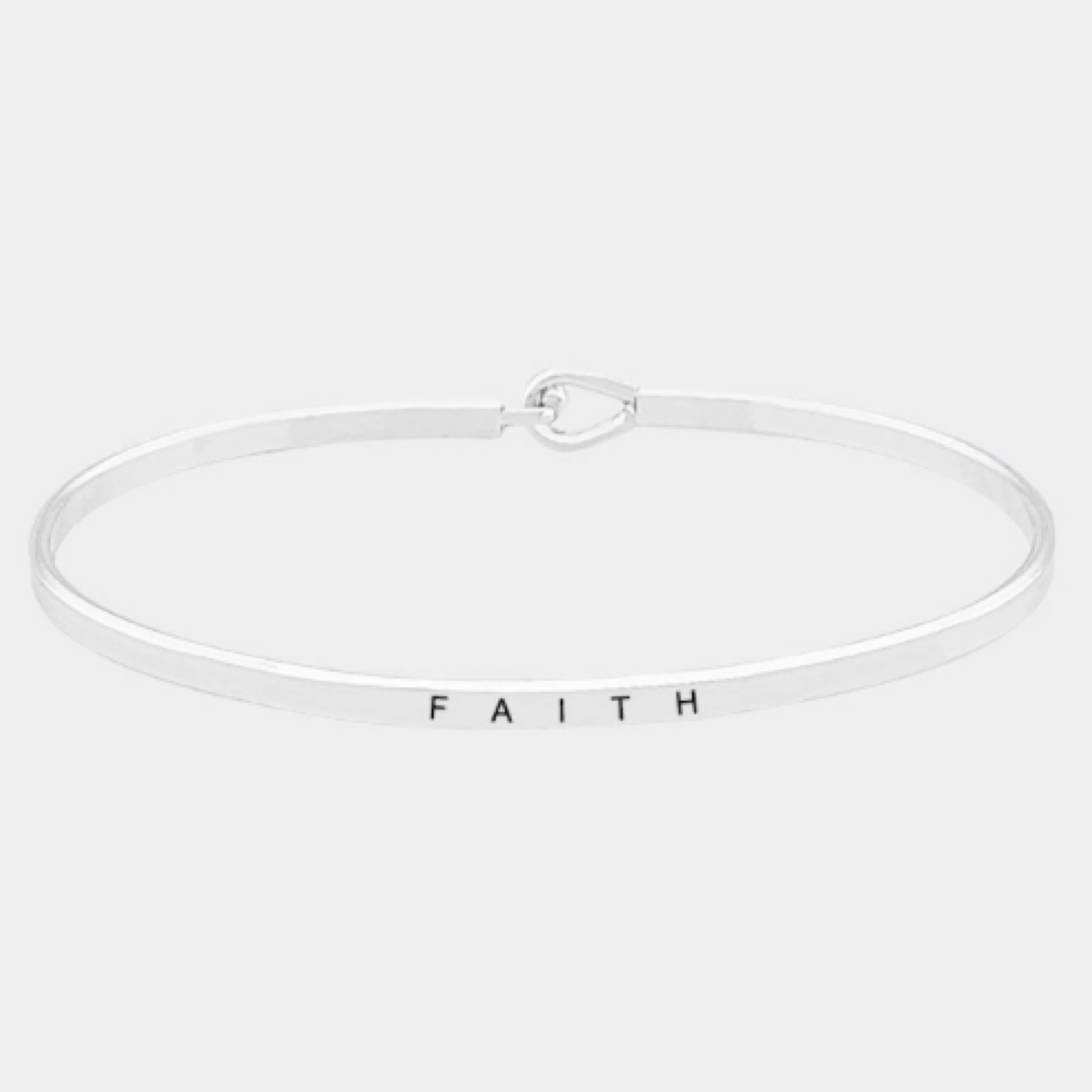 Faith Bangle Bracelet