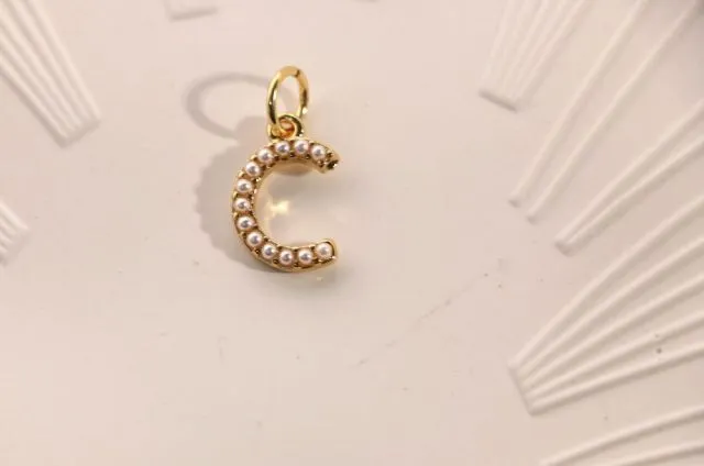 Fashion Letters Chain Freshwater Pearl Necklace For Women