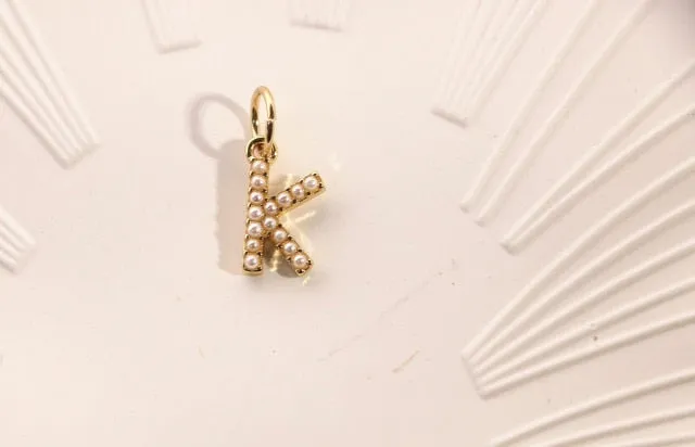 Fashion Letters Chain Freshwater Pearl Necklace For Women