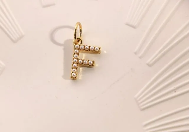 Fashion Letters Chain Freshwater Pearl Necklace For Women
