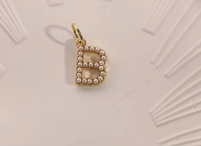 Fashion Letters Chain Freshwater Pearl Necklace For Women