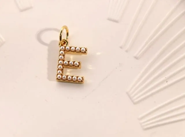 Fashion Letters Chain Freshwater Pearl Necklace For Women