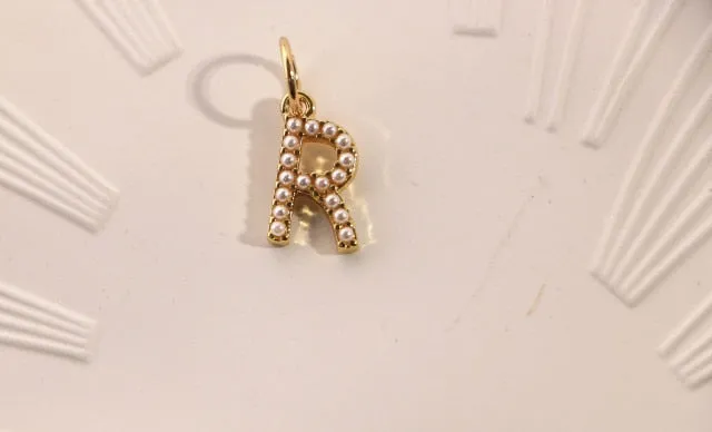 Fashion Letters Chain Freshwater Pearl Necklace For Women