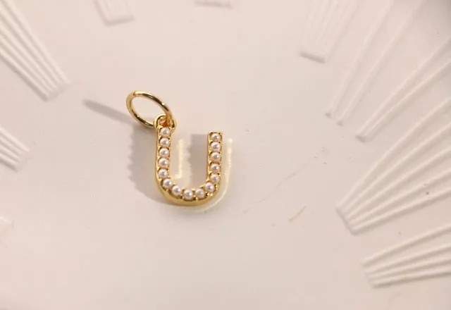 Fashion Letters Chain Freshwater Pearl Necklace For Women
