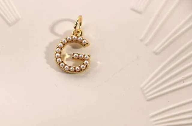 Fashion Letters Chain Freshwater Pearl Necklace For Women