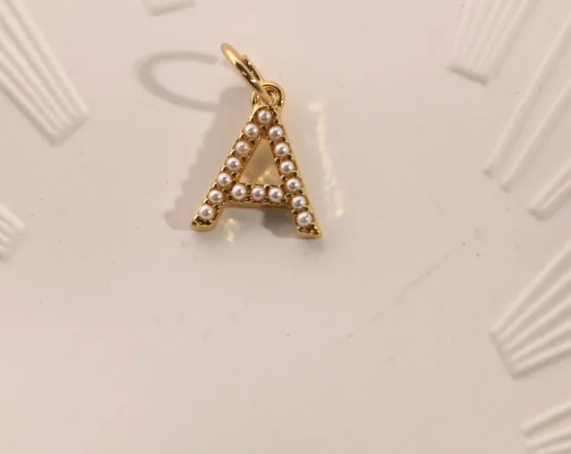 Fashion Letters Chain Freshwater Pearl Necklace For Women