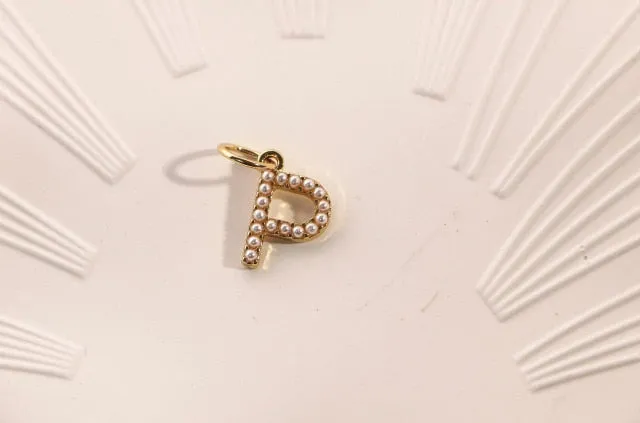 Fashion Letters Chain Freshwater Pearl Necklace For Women