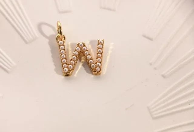 Fashion Letters Chain Freshwater Pearl Necklace For Women