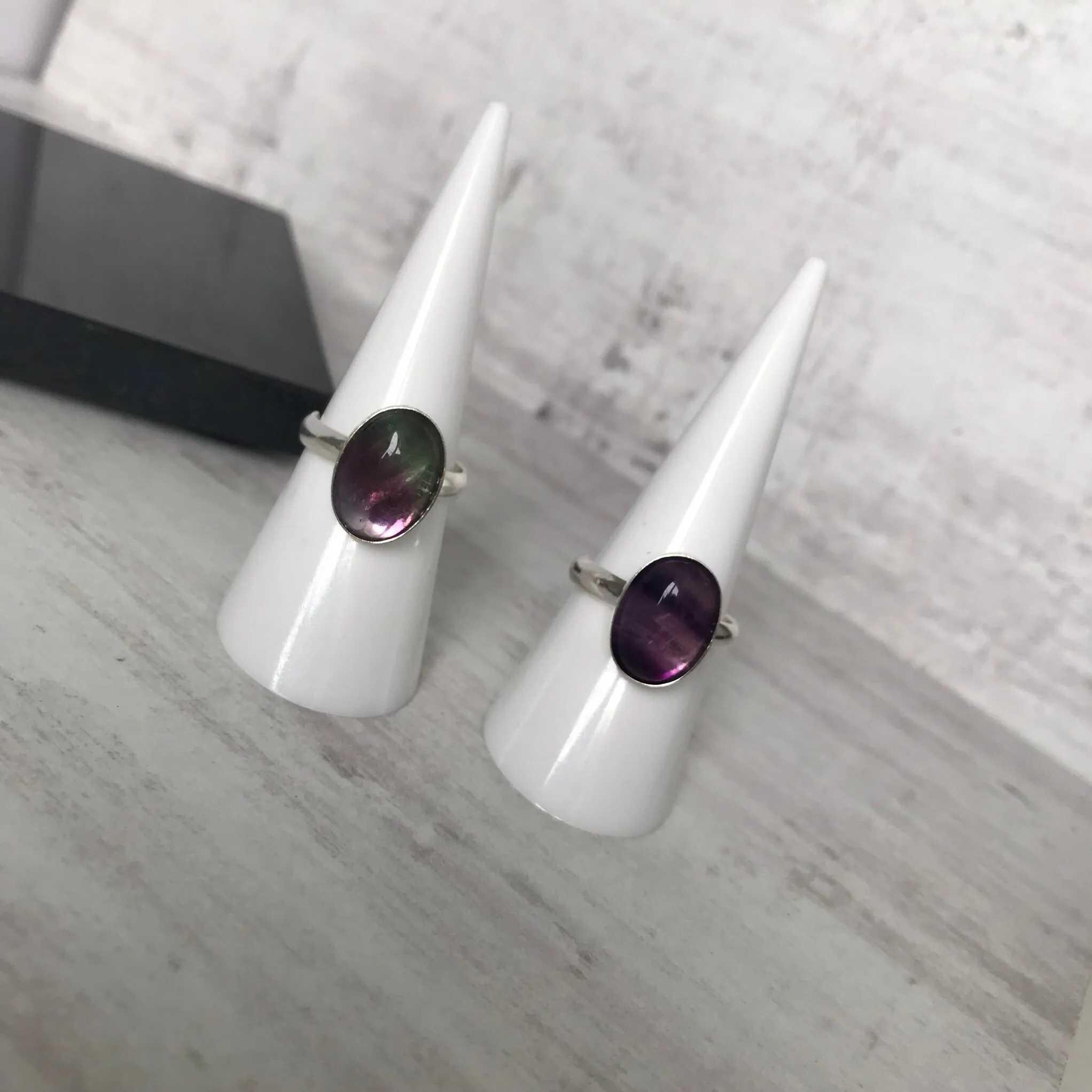 Fluorite Gemstone Ring