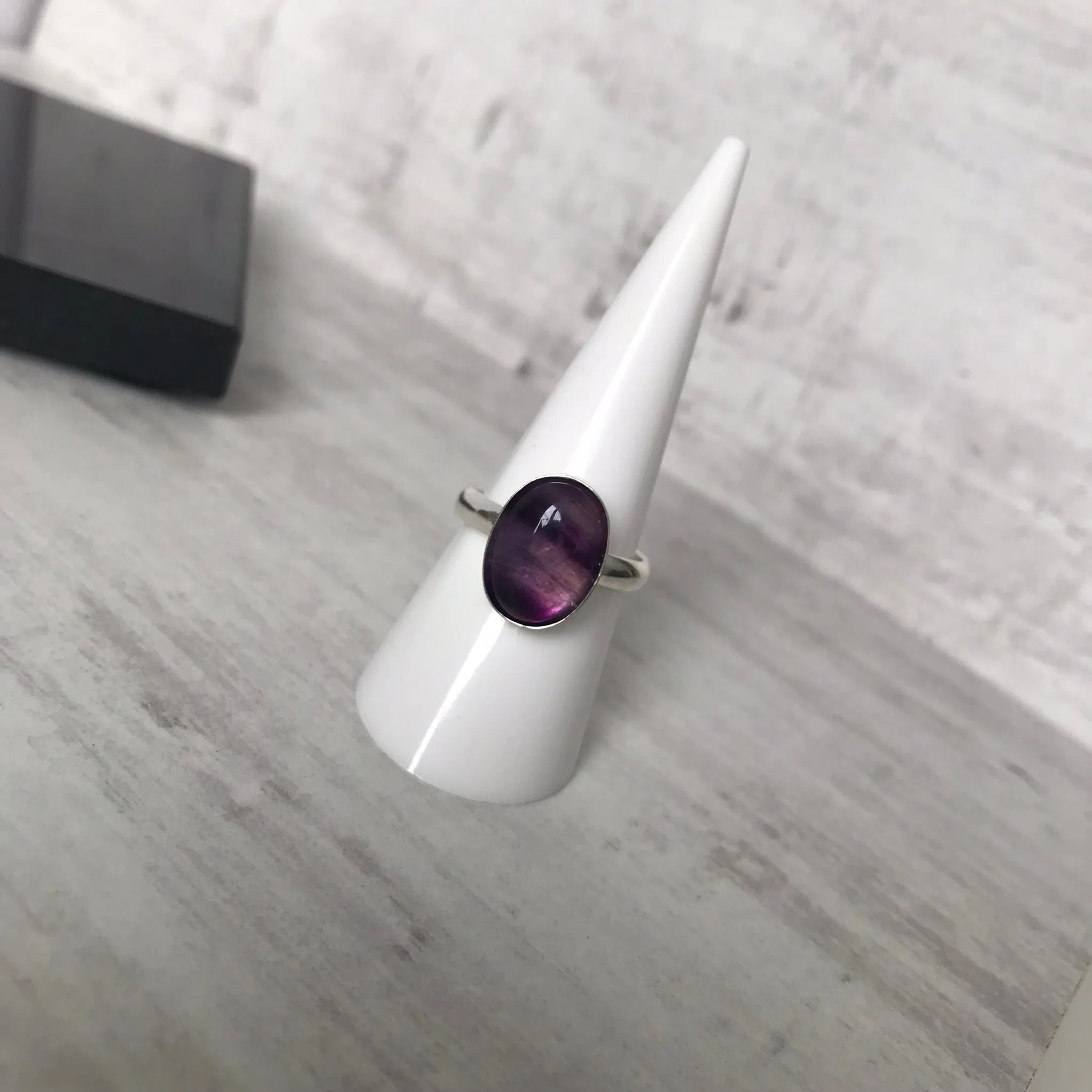 Fluorite Gemstone Ring