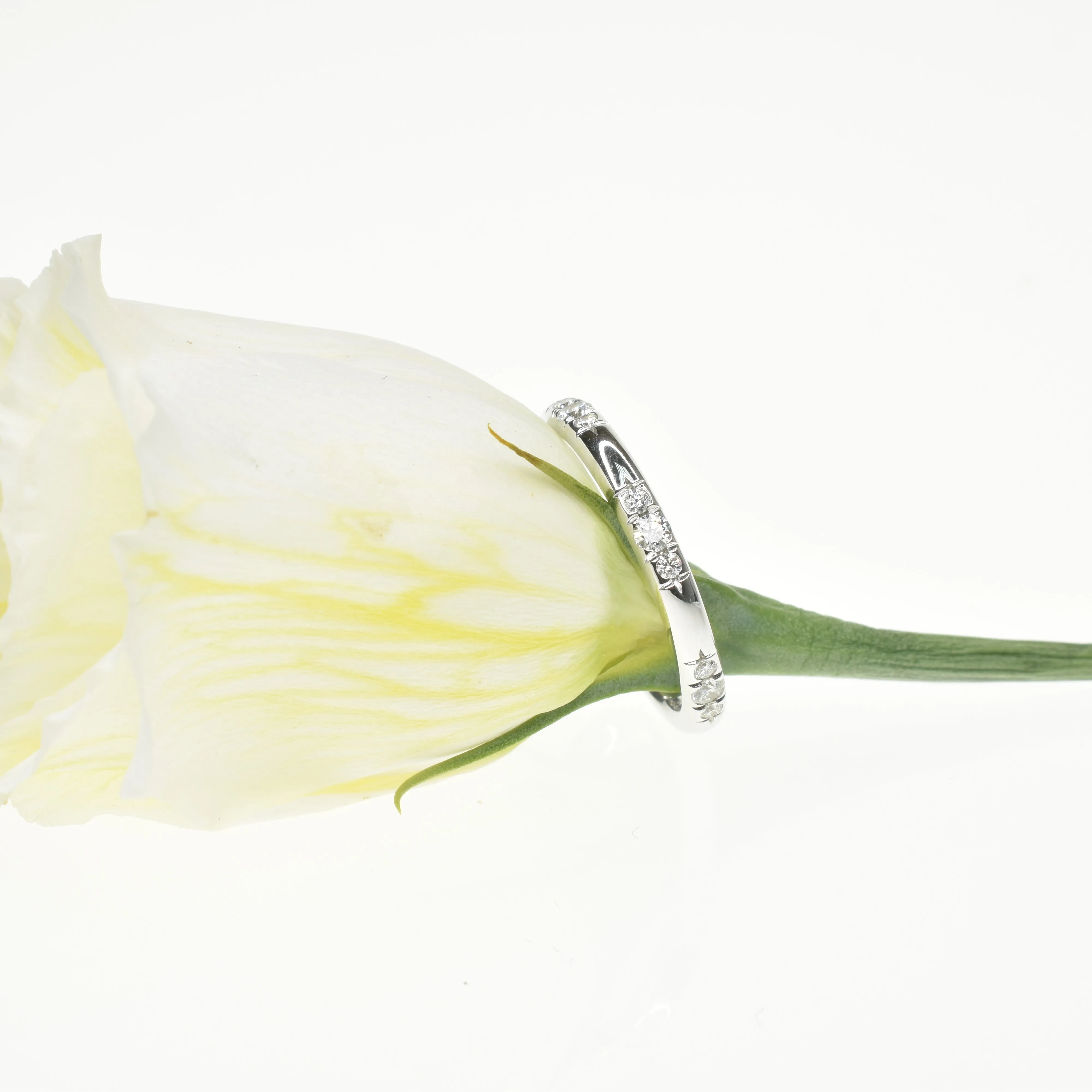 Flush Set Diamond Wedding Band