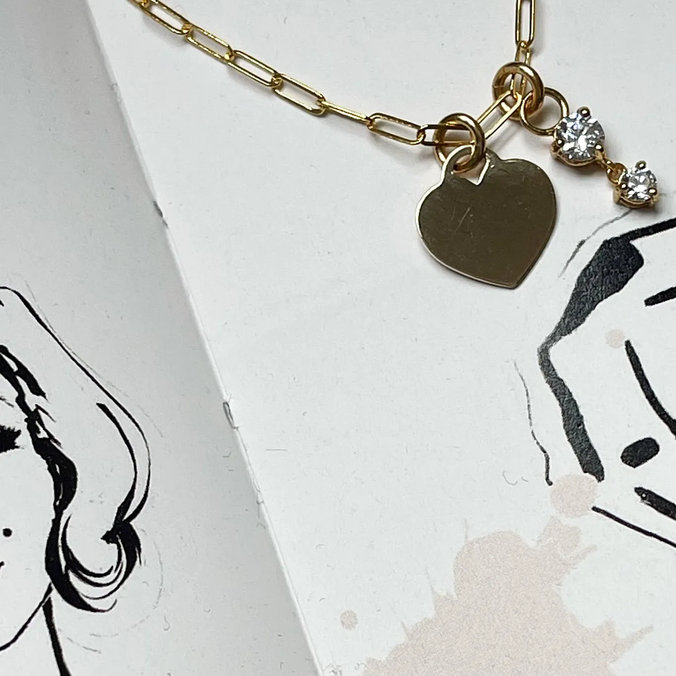 Forever Love Necklace w/ Swarovski Crystals
