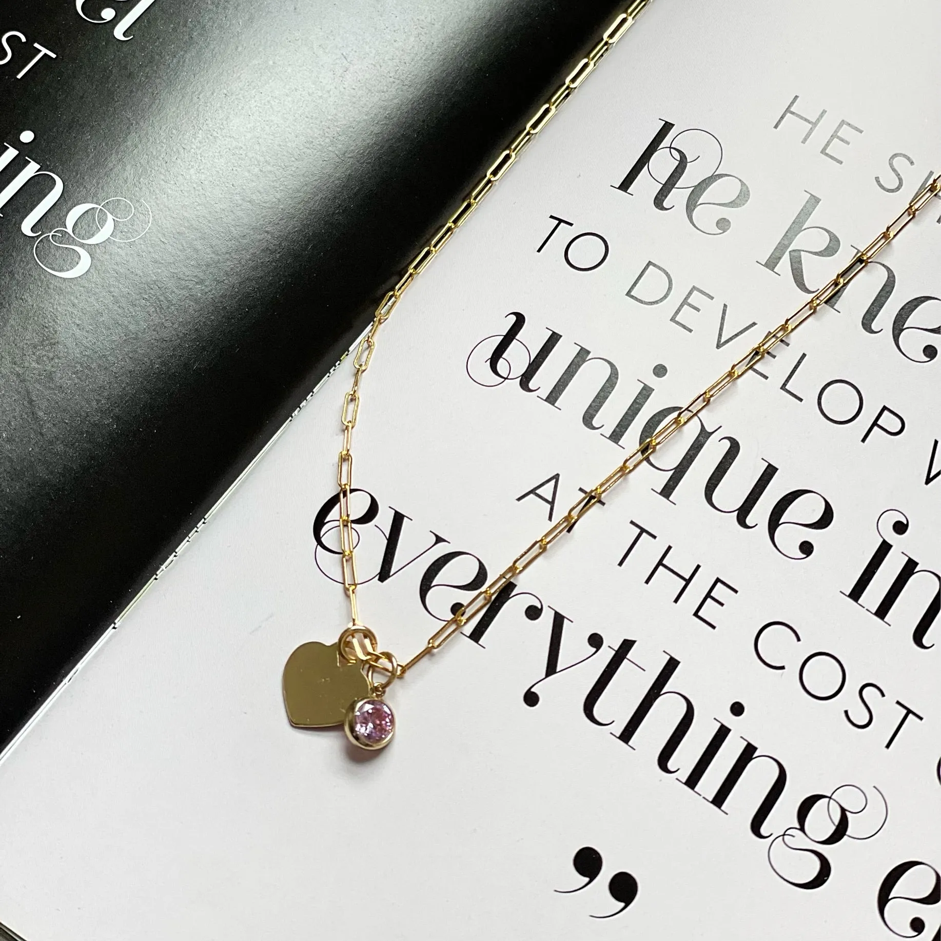 Forever Love Necklace w/ Swarovski Crystals