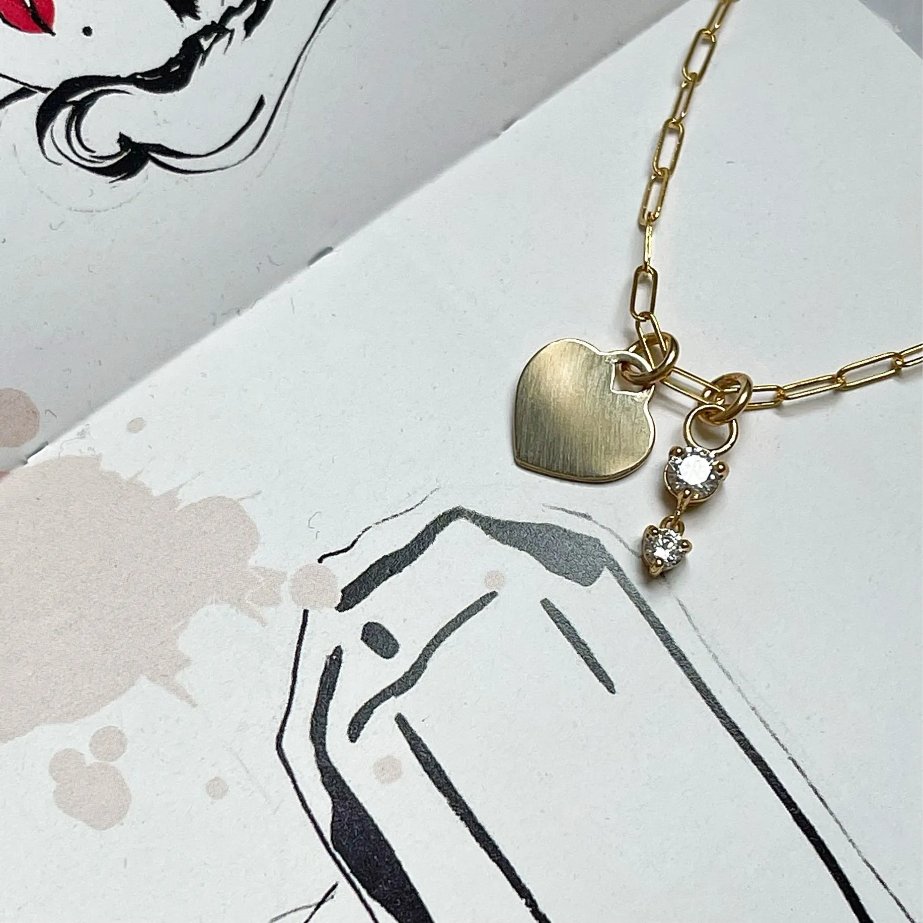 Forever Love Necklace w/ Swarovski Crystals