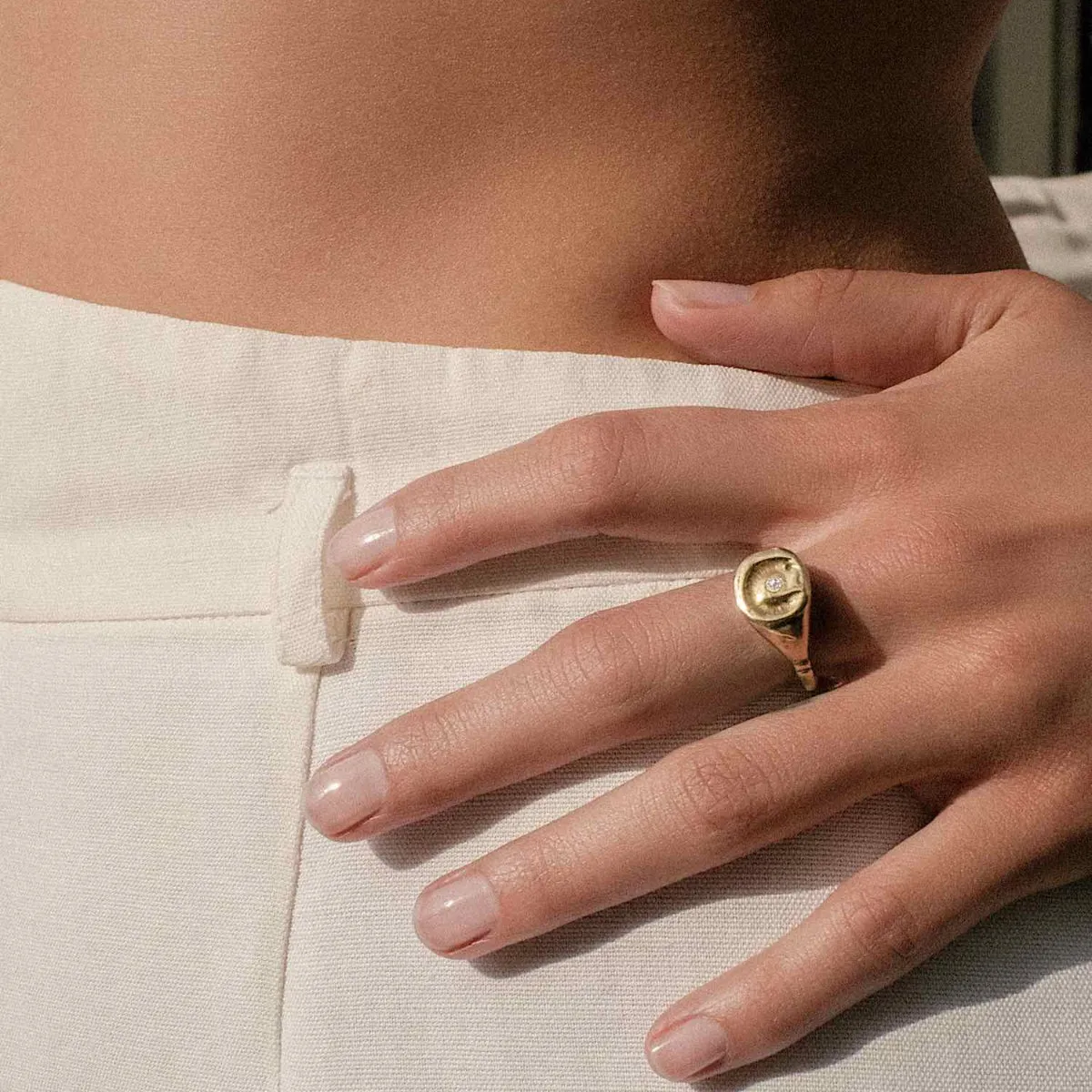 Fossil Signet Ring
