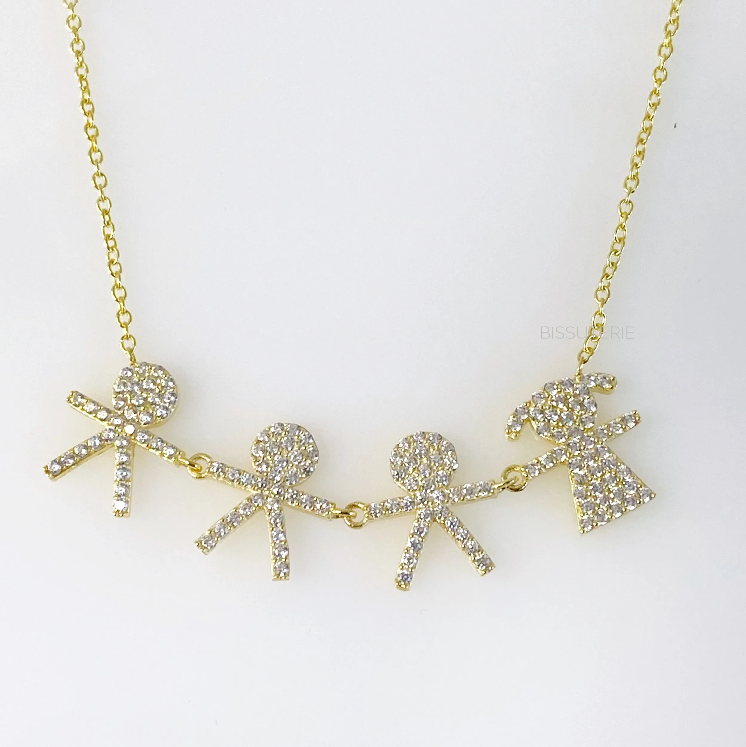 Four and Five Kids Necklace