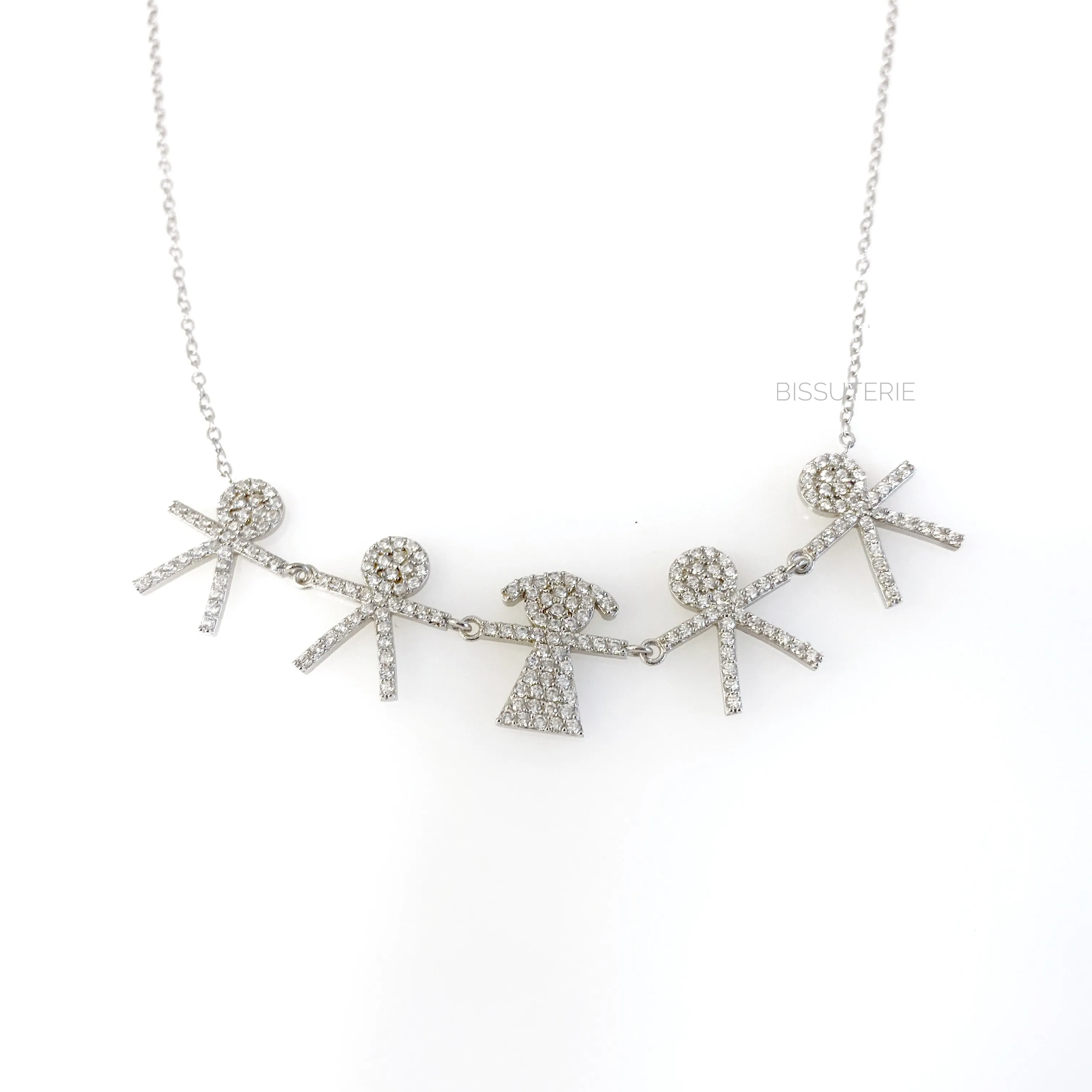 Four and Five Kids Necklace