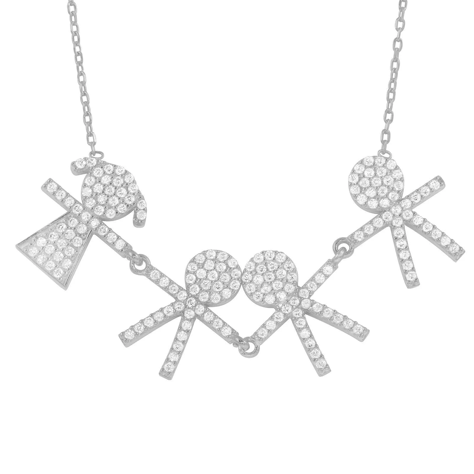 Four and Five Kids Necklace