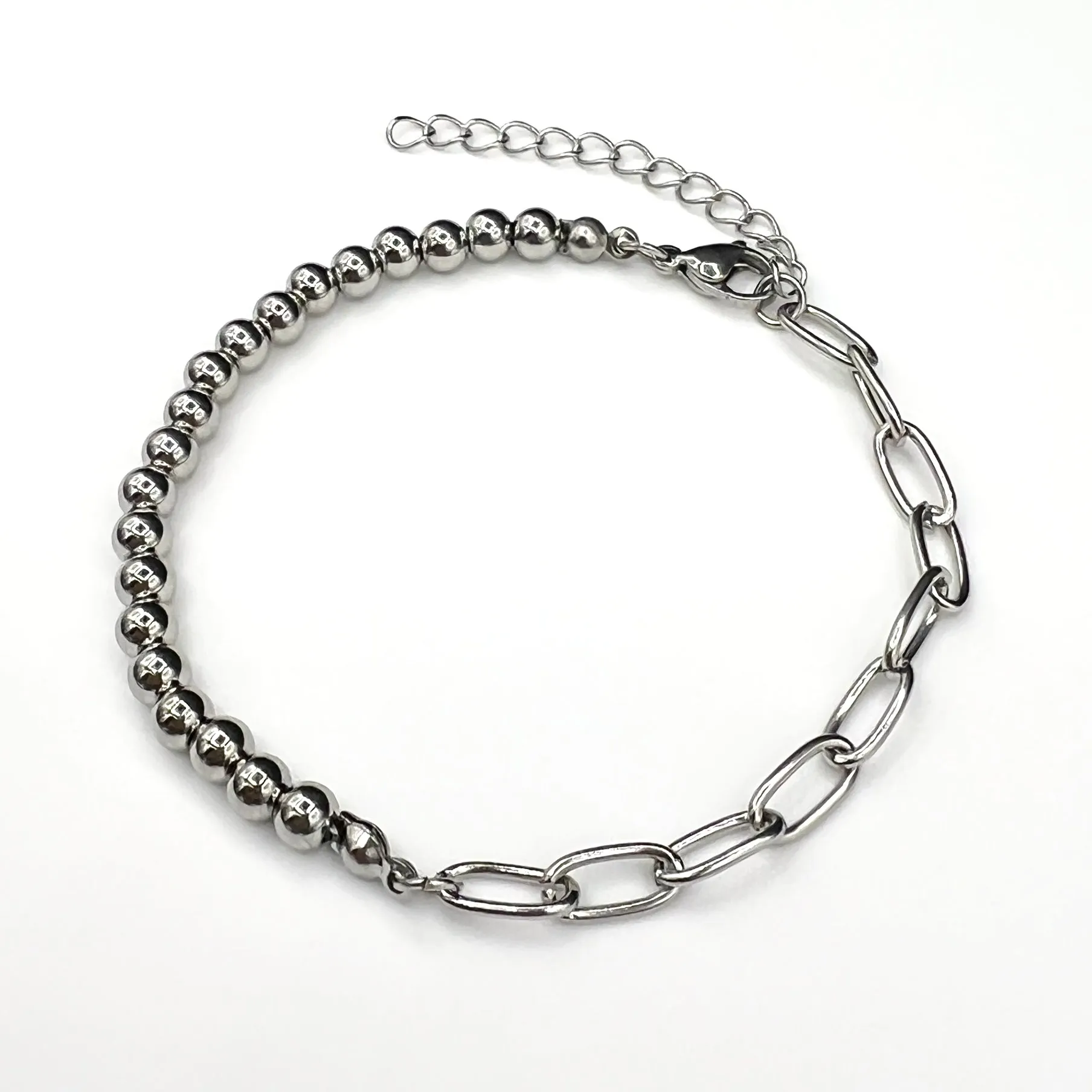 Fusion Link Chain Bracelet - Silver