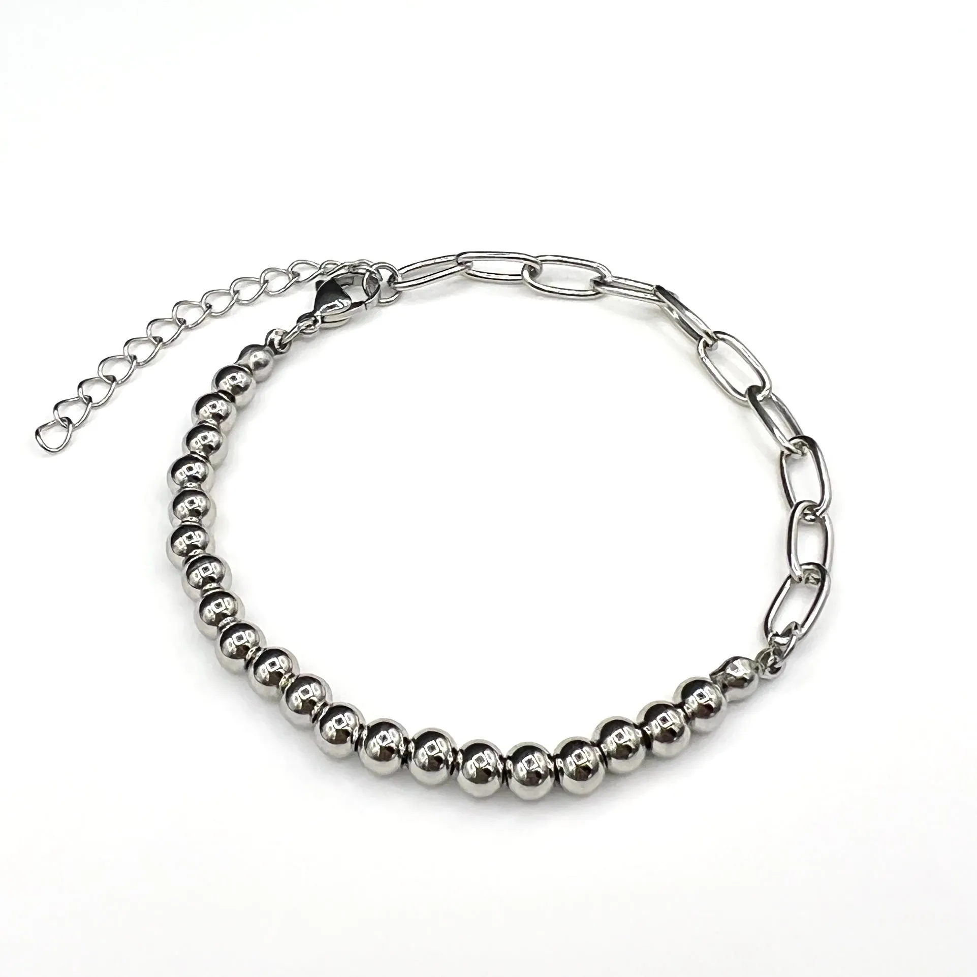 Fusion Link Chain Bracelet - Silver