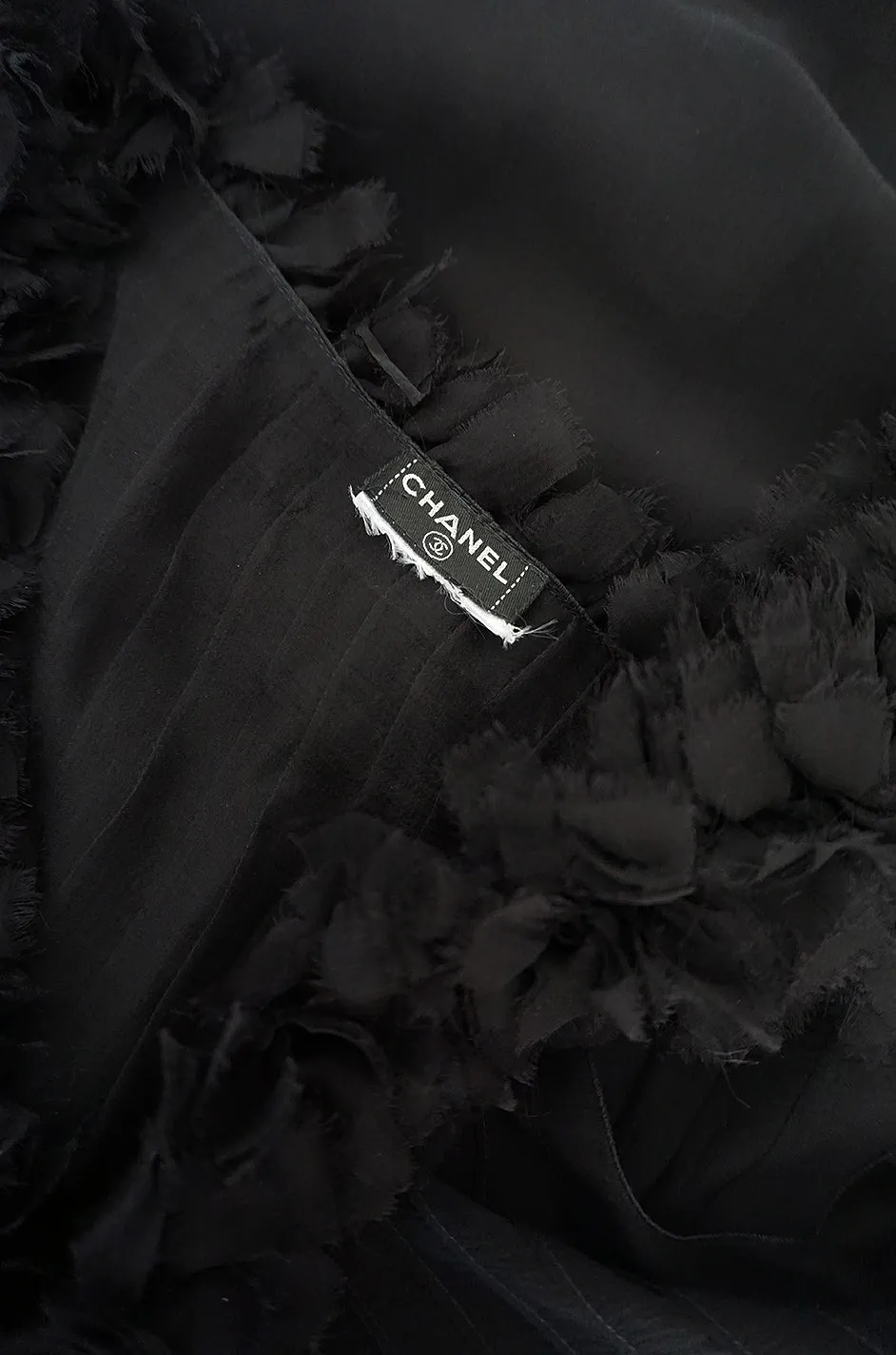 F/W 2006 Chanel Runway Semi-Sheer Silk Baby Doll Dress