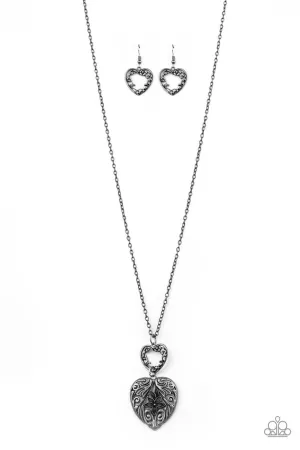 Garden Lovers Silver Paparazzi Necklace