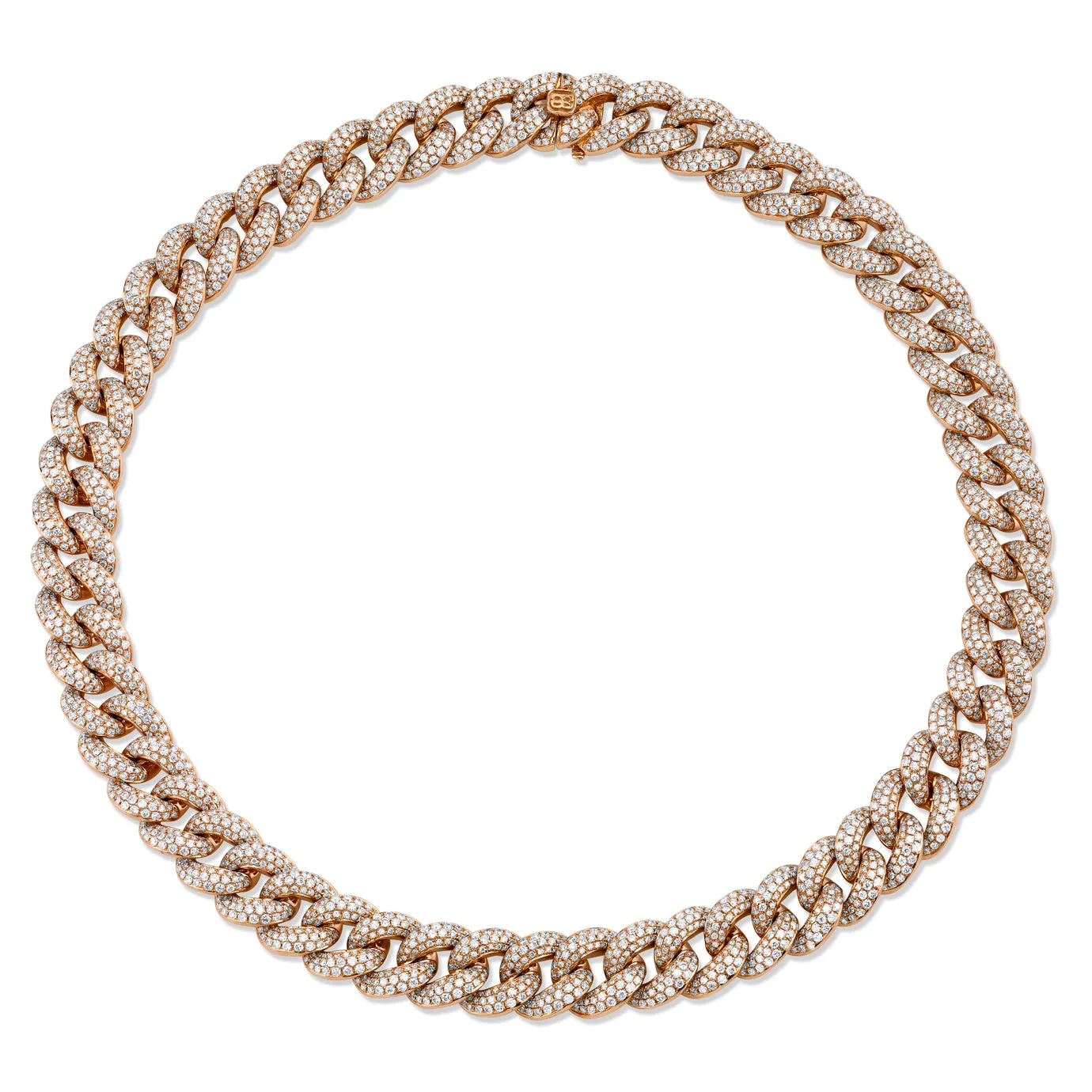 Gold & Diamond Link Necklace